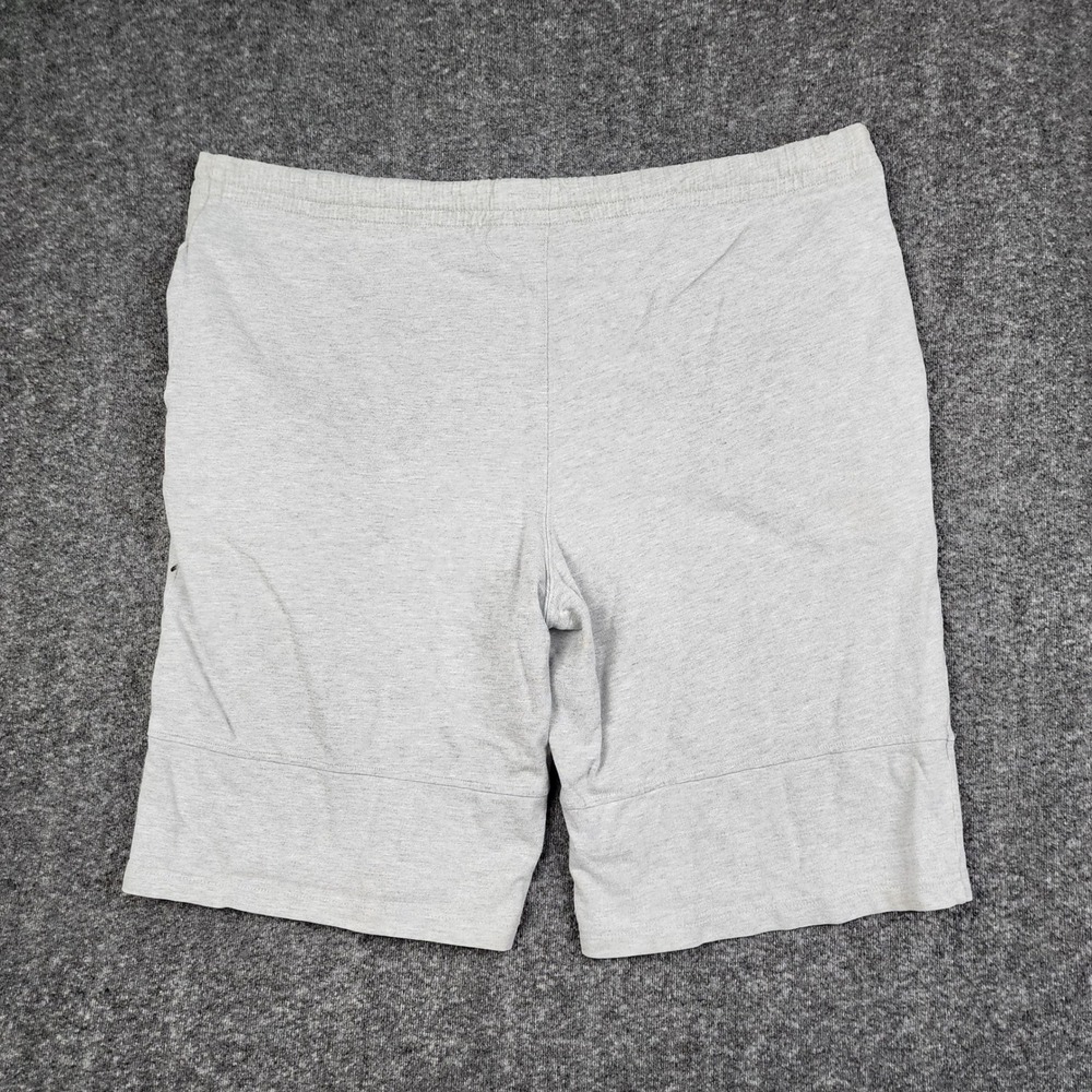 Sean John Jersey Shorts Mens XL Grey Heather Cotton Embroidered Relaxed Fit